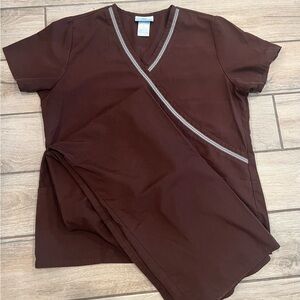 SB Scrubs Chocolate Set with Ivory Accent